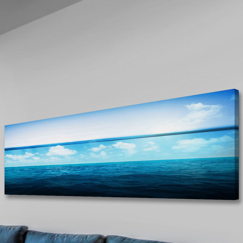 " Cloudy Day " by Parvez Taj, 20" H x 60" W x 1.5" D