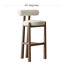 Chaise d'appoint à dossier bas en noyer (ensemble de 2)-133201849-133201855