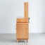 Commode Commode de table 100% chêne massif Dessus de table de bureau Commode de table compacte Accessoires de commode Largeur de rangement 90 cm Tiroir de rangement en bois naturel