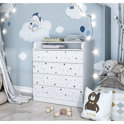 Changing dresser Model 800, white, Starlight