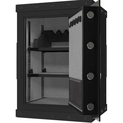 Safe For Business And Home With Seamless One - Piece Design, Hidden Hinges, Automatic Locking, 24.416.514.9, Black Color Home, Locking System
