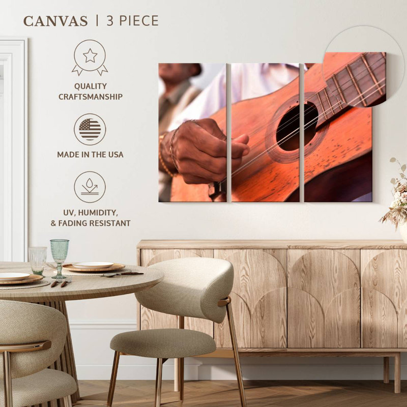 Guitare Abarca Cuban Tres, H 28 po x l 45 po
