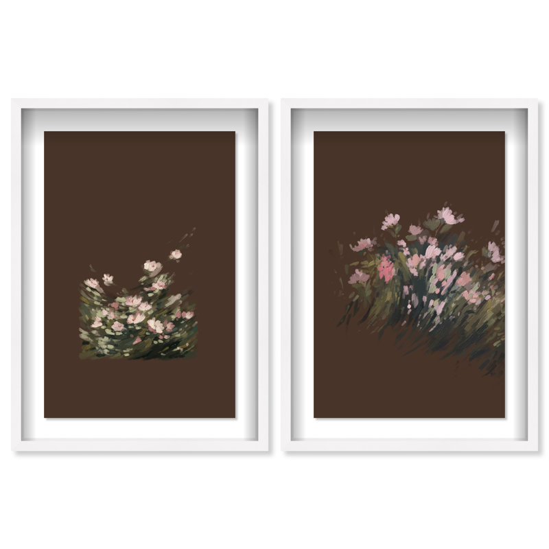 Secret Garden Set Set by Oliver Gal, 31.5"H x 46.5"W, White Shadowbox