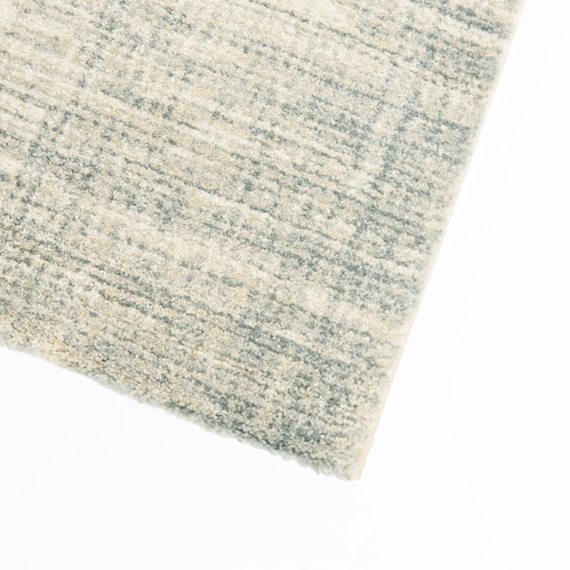 Tapis abstrait moderne beige Orlovsky, 5 pi 3 po x 7 pi
