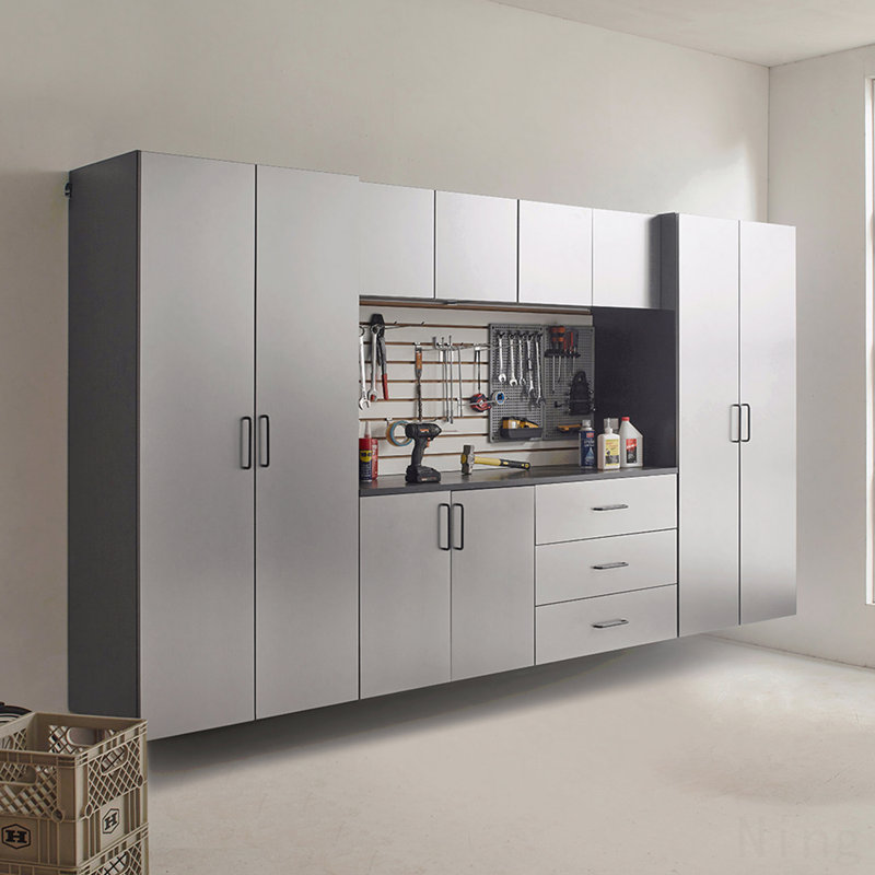 Metal Wall Mounted Garage Storage Cabinet