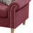 Velvet Reversible Sectional Sofa
