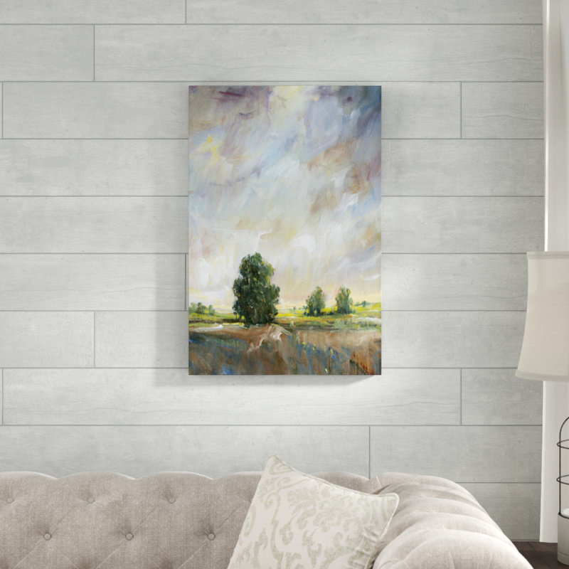 Amber Glow I - Painting Print, 76cm H x 51cm W, Wrapped Canvas
