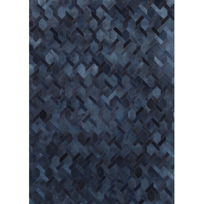 Natural Hide Cowhide Geometric Indoor Rug