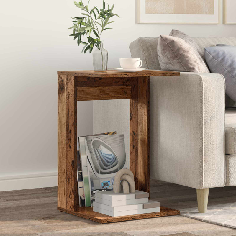 End Table, Old Wood