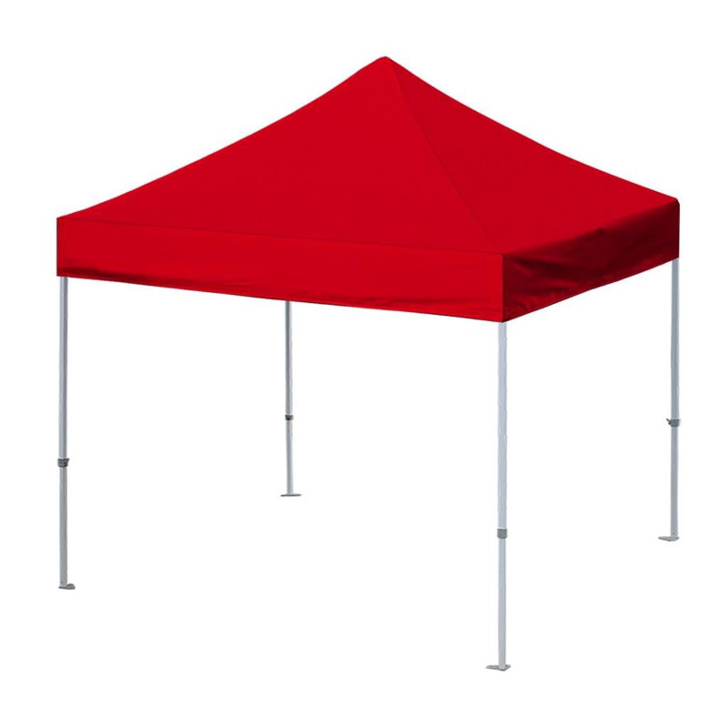 Auvent en acier Amaziyah, Rouge, 8 pi x 8 pi
