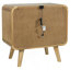 Winston Light Ash 2-Drawer Nightstand Bedside Table