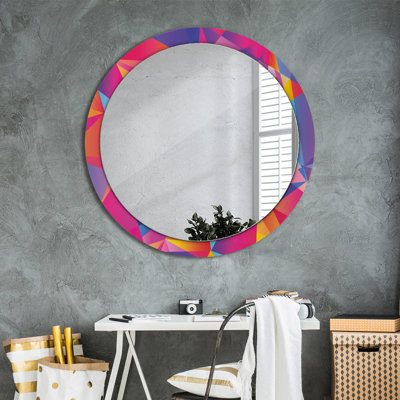 Huldar Glass Flat Wall Mirror