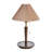 Mid Century Modern Accent Walnut Table Lamp