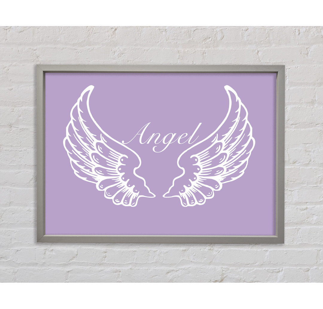 Angel Wings Lilac - Druck