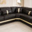 Lloydene 5 - Piece Slipcovered Leather Sectional-331339043