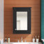 Armoire de rangement de salle de bain murale 20 "avec miroir, armoire à pharmacie avec tablette réglable en hauteur, armoire de rangement au-dessus de la toilette-1231430837