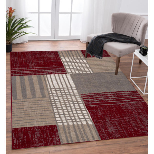 Luxe Weavers Plaid Rug | Wayfair