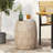 Outdoor Lightweight Concrete Side Table