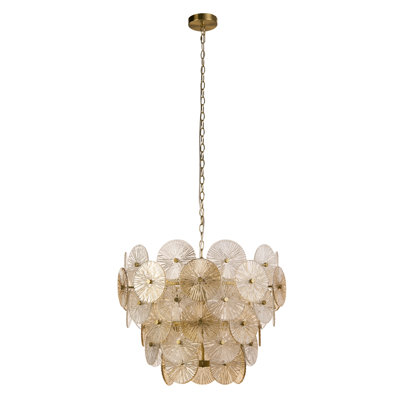Siobhan 9 - Light Waggon Wheel Chandelier