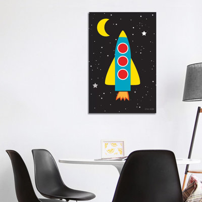 Blast Off by Ann Kelle - 1 Piece Wrapped Canvas Wall Art