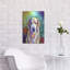 Art mural en métal Winston Porter «Pop Art Golden Retriever 3» par Furbaby Affiliates-2021119372