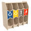 Station de recyclage en bois de qualité commerciale Bright Beginnings