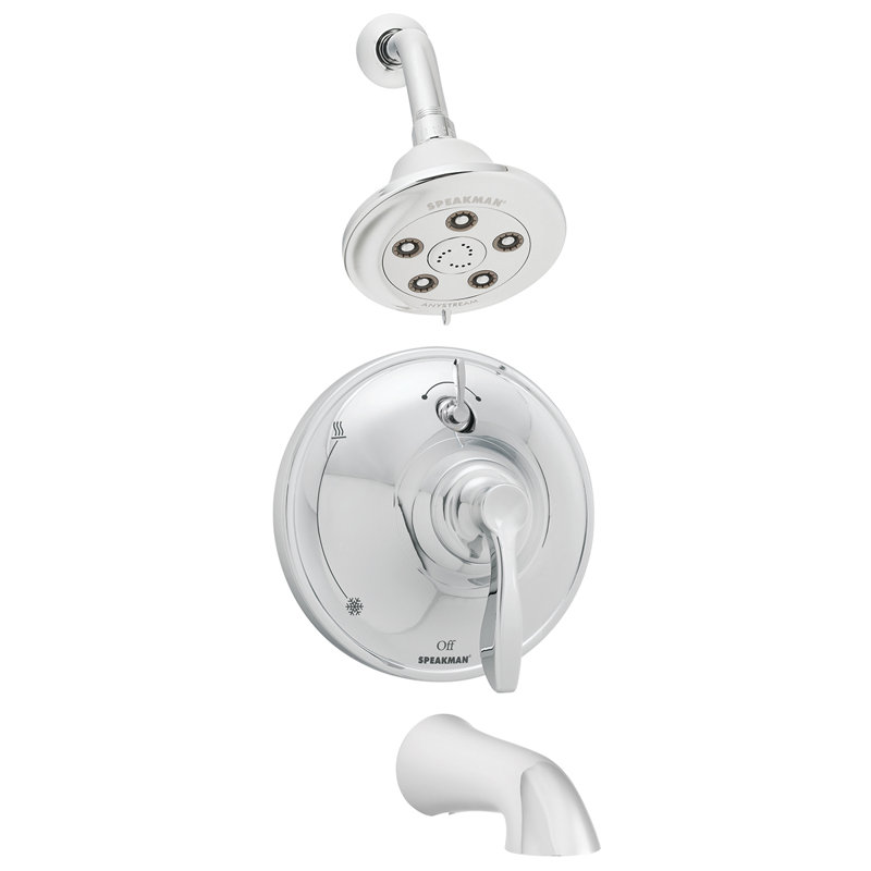 Chelsea Thermostatic Tub and Shower Faucet, Polished Chrome