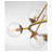 Journey 15 - Light Chandelier In Warm Brass