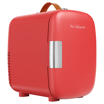 4L Portable Mini Fridge Holds Up to 6 Cans for Car,Bedroom,Office on Fridge.com