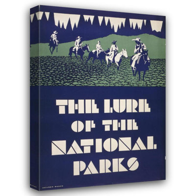 "The Lure of the National Parks" by  Dorothy Waugh - Gallery Wrap Canvas Wall Art
