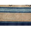 Tapis en laine fait à la main 9 x 11 début du 20e siècle chinois audacieux, botanique, beige et bleu