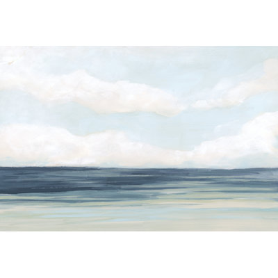 Shoreline Sky I by June Erica Vess - Wrapped Canvas Painting