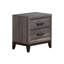 Table de chevet gris MIRAGE-1660559676