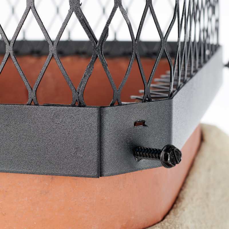 Jamila Steel Chimney Cap, 7.75" H x 17" W x 8" D