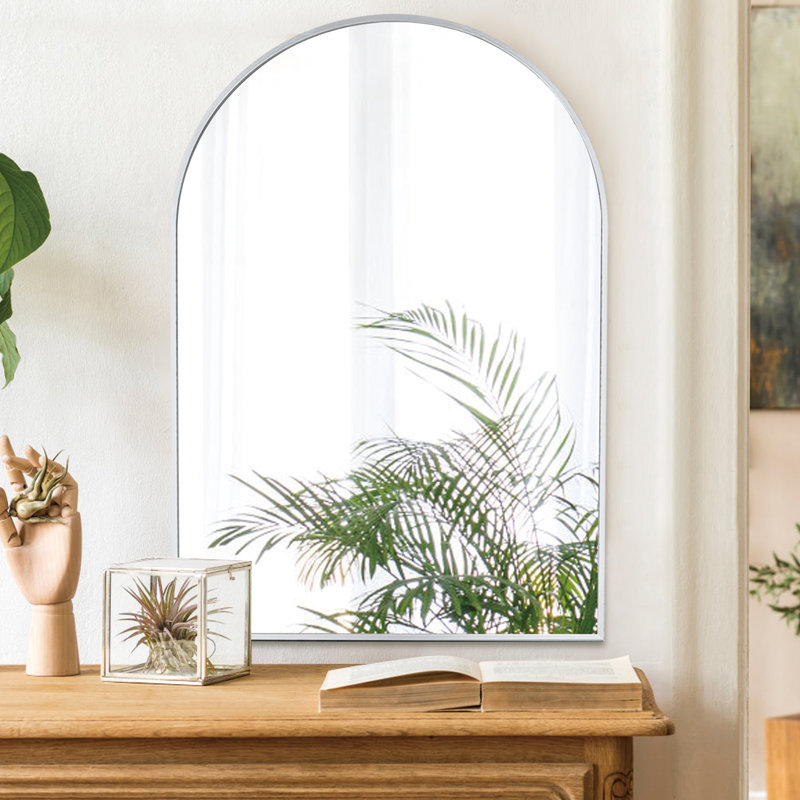 Miroir plat Sarno, Argent