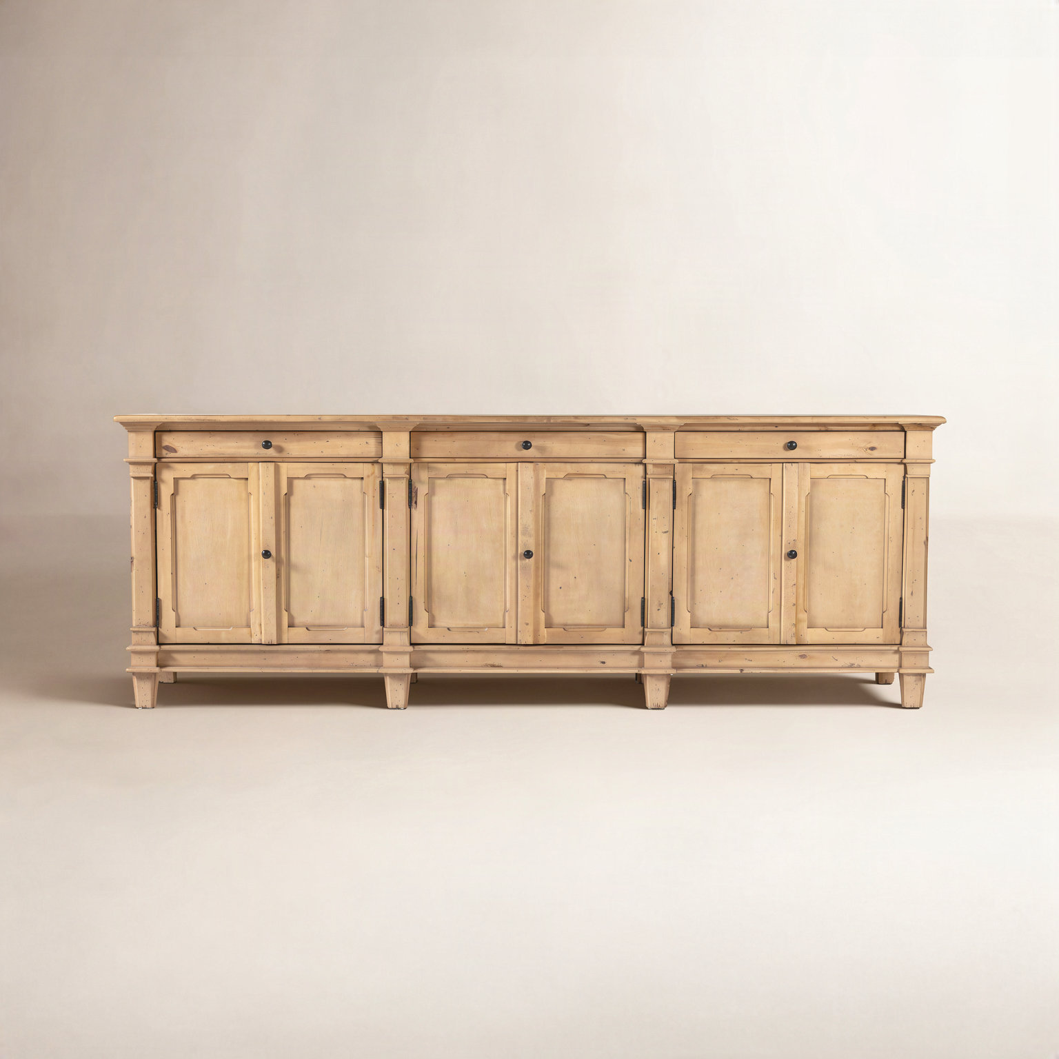 Ellettsville Pine Sideboard, Bleached Birch