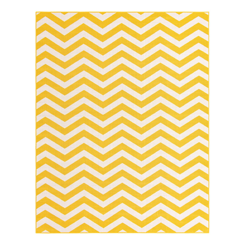 Chevron Indoor / Outdoor Rug, Rectangle 7'10" x 10'