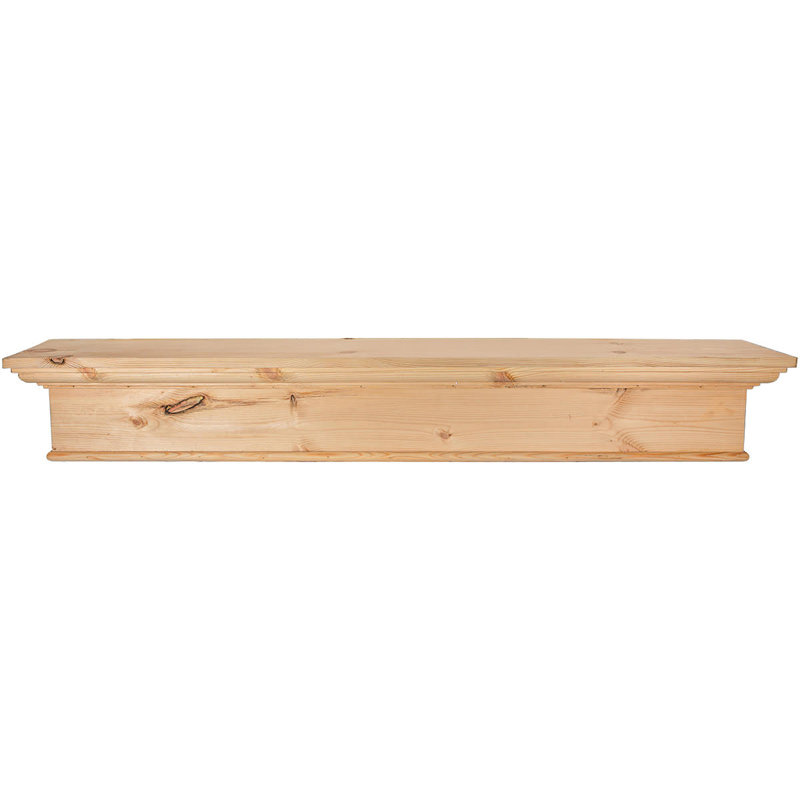Minooka Hand Carved Manufactured Wood Mantel