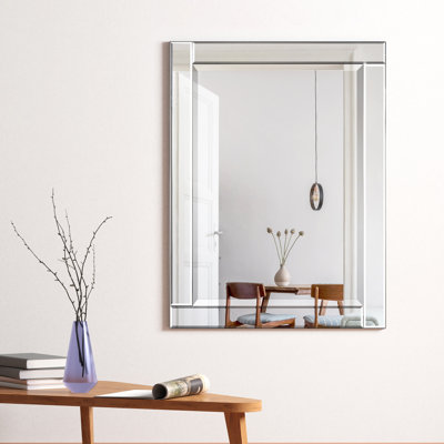 Neema Modern Beveled Glass Wall Mirror