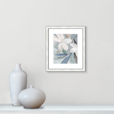 «Bluebell Bouquet Collection Bluebell Bouquet Bliss II», impression encadrée sur papier par Asia Jensen