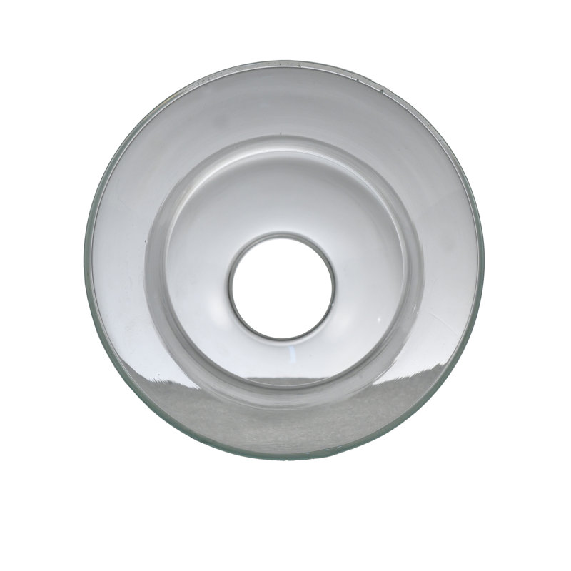 Abat-jour en verre transparent 3,75 po Hurricane