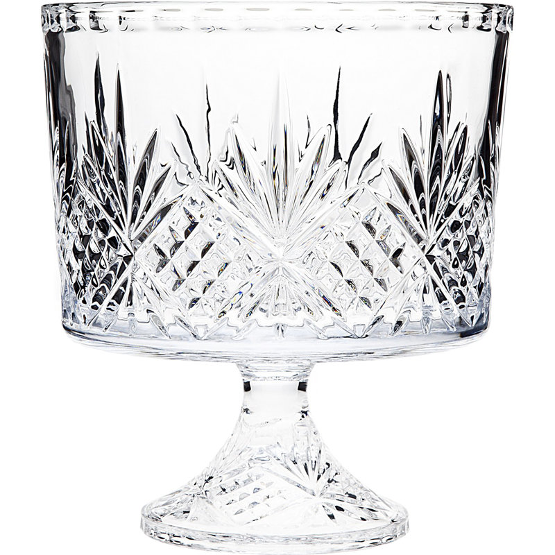 Dublin Crystal Dessert Trifle Bowl 143oz