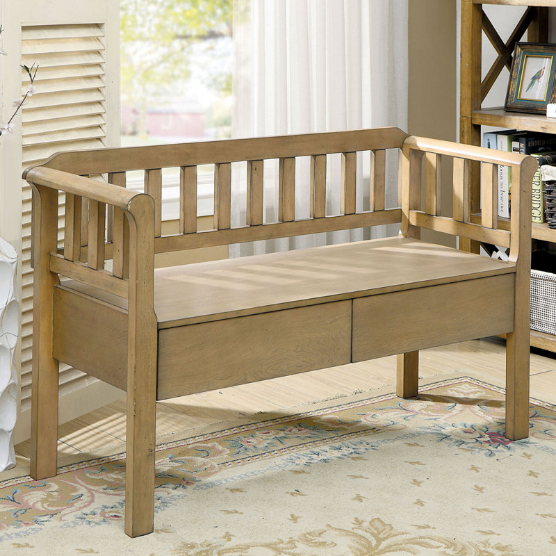 Katelynn Storage Bench, Natural