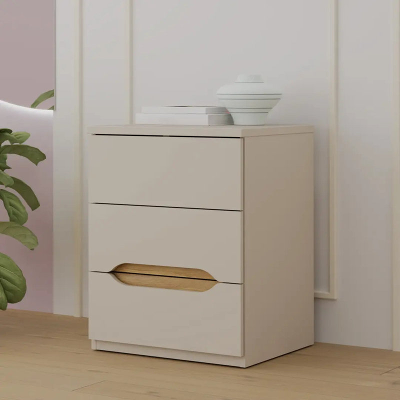 Chalmus 51 cm W Bedside Table