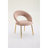 Set Of 1 Velvet Fabric Dining Chairs With Curved Backrest And Golden Metal Legs For Kitchen Or Dining Room-875802038