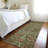 Muse Green Washable Indoor-Outdoor Rug - -1812722992