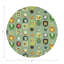 Color Pop Andre Vegan Leather Round Coasters-359263280