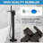 Floor Mount Tub Filler Freestanding Bathtub Faucet with 2 Function Handheld and Diverter, Solid Brass Tub Faucet-126415511