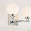 Ruba 2 Light Frosted Dimmable Vanity Light-794965107