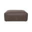 Forme Ottoman Cuir brun ardoise